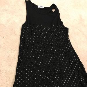 Black Rhinestone Top